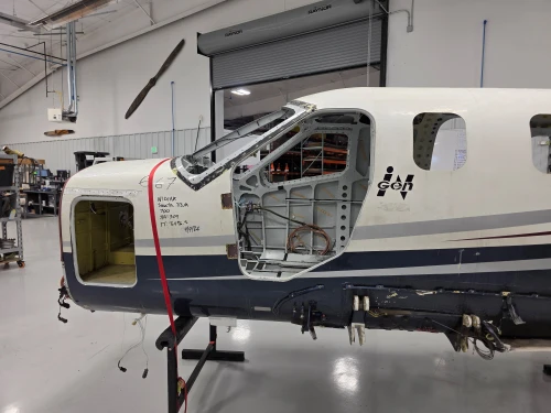 Socata TBM-700 Fuselage with Bill of Sale, Data Tag and Logbooks