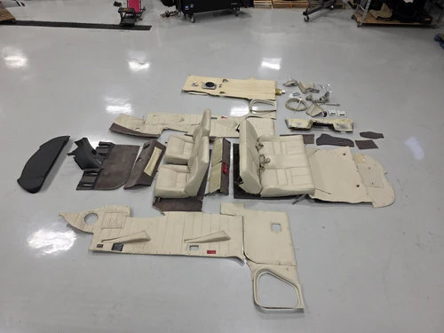 Beechcraft 35 Interior Set with Seats, Carpet, Headliner, and Panels