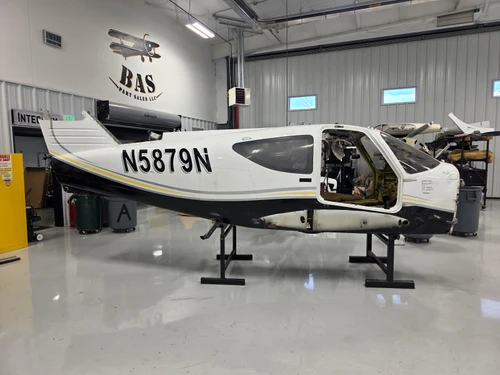 Rockwell 114 Fuselage with Bill of Sale, Data Tag, Airworthiness & Logbooks