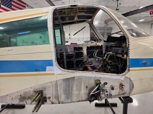 Cessna 310Q Fuselage with Bill of Sale, Data Tag, Airworthiness and Logbooks