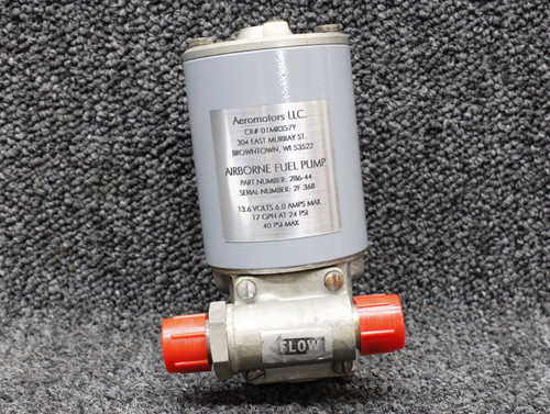 2B6-44 Airborne Fuel Pump Assembly Overhauled with 8130-3 (13.6V, 6A)
