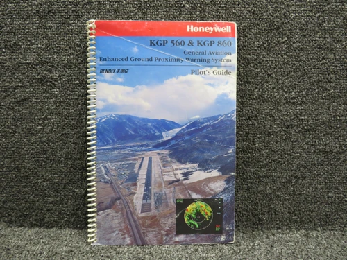 006-18254-0001 Honeywell, Bendix-King 2004 KGP-560 & KGP-860 GA GPWS Guide
