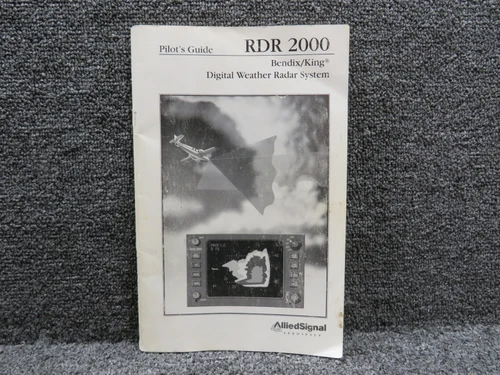 006-08755-0001 Allied Signal 1994 RDR 2000 Digital Weather Radar Pilots Guide