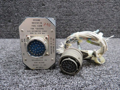 VSDL-0C208E (Alt: 9912147-16) US Gauge Fuel Flow Indicator (Volts: 28)