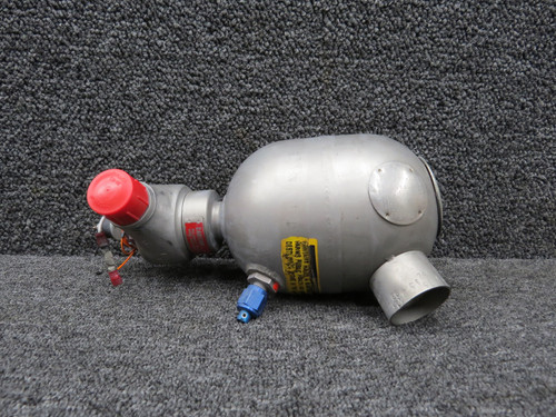 30111102 Pacific Scientific Cessna 421B Fire Extinguisher Bottle w Clamps