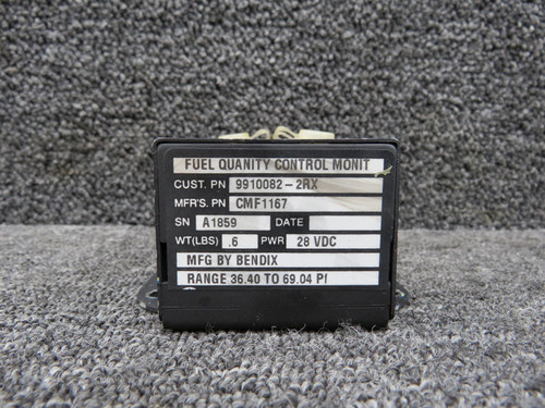CMF1167 (Alt: 9910082-2RX) Bendix Fuel Quantity Control Monitor (Volts: 28)