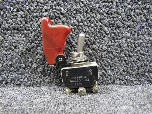 8824K14 (Alt: MS35059-23) Cutler-Hammer Toggle Switch with Guard