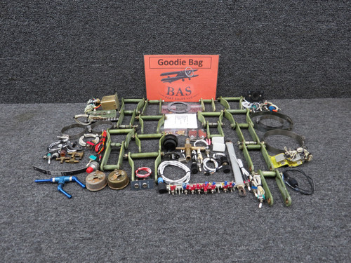 Cessna 421B Goodie Bag with Bellcranks, Switches, Warning Horns, Relays, etc.