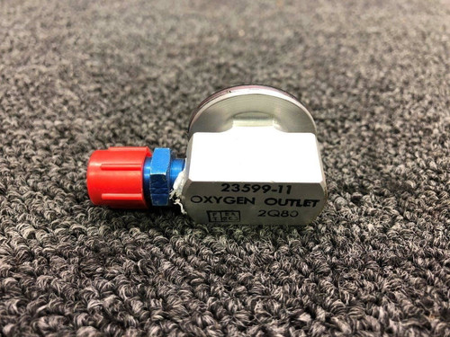23599-11 Beechcraft E-55 Oxygen Outlet (Straight Fitting)