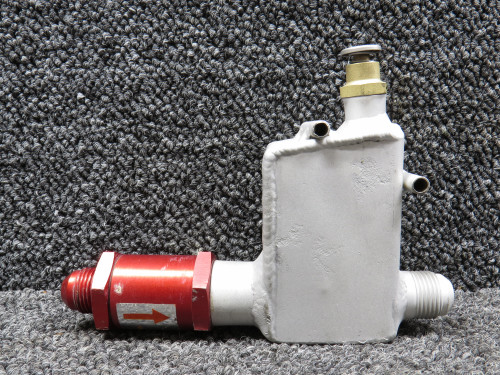 635014-1 Rockwell 114 Fuel Tank Sump Assembly with Check Valve