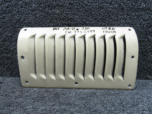 49277-003 Piper PA31-350 Bottom Engine Cowl Louver RH Outbd