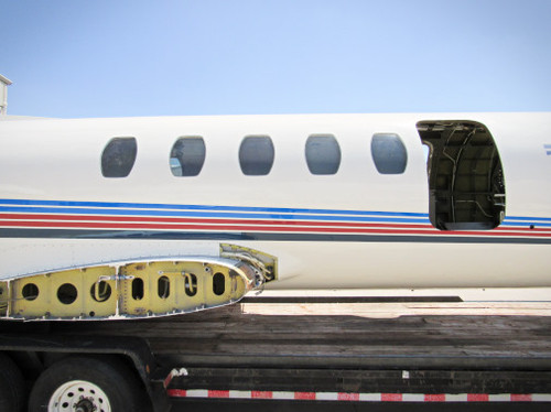 Cessna Citation 550 Fuselage with Bill of Sale, Data Tag, Airworthiness, & Logs