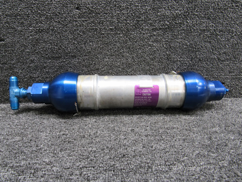 60856-1 Teledyne Cylindrical Hydraulic Accumulator Assembly