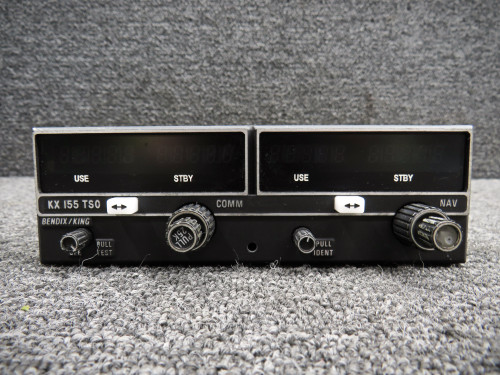 069-1024-35 Bendix King KX-155 VHF Nav-Comm Glideslope Transceiver w Mod (V: 28)