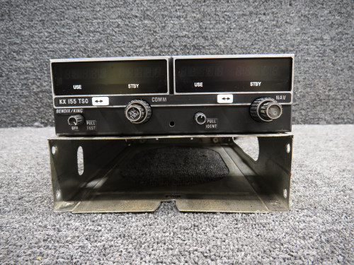 069-1024-35 Bendix King KX-155 VHF Nav-Comm Glideslope Transceiver w Mod (V: 28)