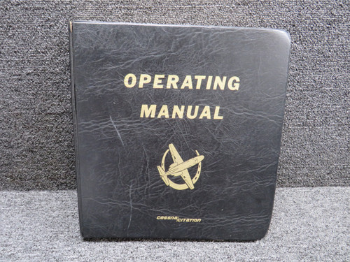 550OM09 Cessna 1993 Citation II 550 Operating Manual