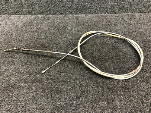 5114408-16 (Alt: 5114512-1) Cessna 421B Cable Assy Throttle LH (Length: 167") BAS Part Sales | Airplane Parts