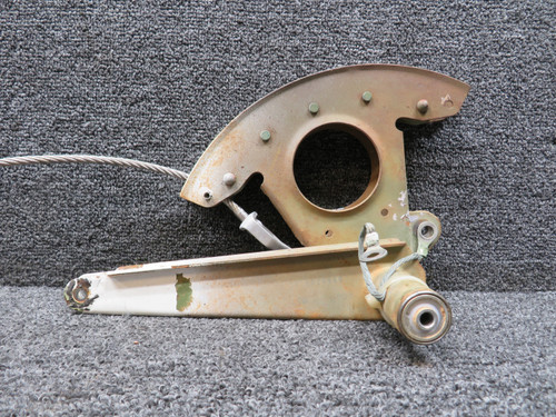 5565101-17 Cessna Citation II 550 Outboard Flap Bellcrank Assembly LH w Cable