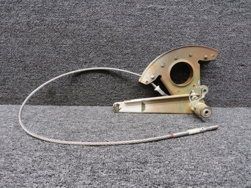5565101-17 Cessna Citation II 550 Outboard Flap Bellcrank Assembly LH w Cable