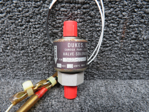 3423-00-9 (Use: 162200-1) Dukes Solenoid Valve Assembly (Volts: 24, Amps: 0.5)