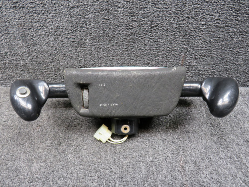 0861326-32 Cessna 414 Co-Pilot Control Wheel Assembly w Mic Switch and Map Light
