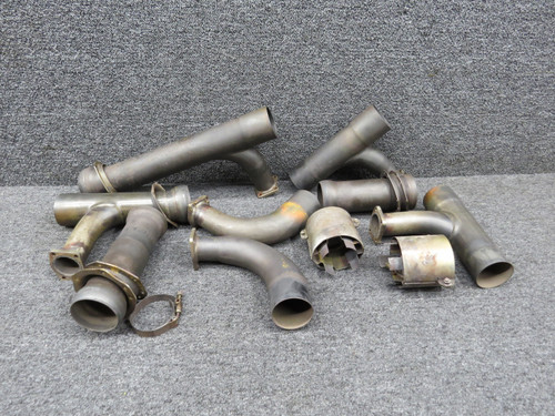 Continental TSIO-520-NB Aftermarket Ram Air Exhaust Kit w Paperwork (RH Engine)