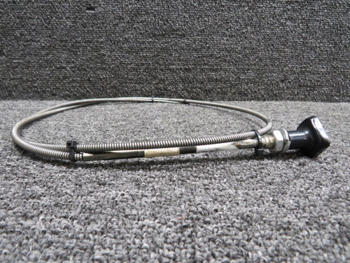 S1230-17 (Alt: S1230-15) Cessna 172N Carburetor Heat Cable (Length: 46.25”)