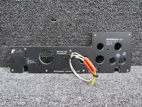30423-10 (Alt: 45AS88825-199) Mitsubishi Rayon Cabin Press & Temp Panel, Lighted