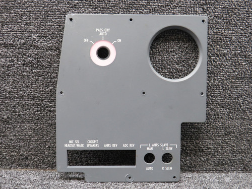 9912715-1 (Alt: 95-4538-1) Cessna Left Switch Tilt-El Panel Assembly, Lighted
