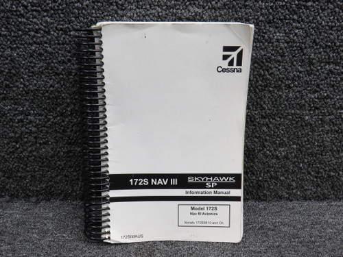 Cessna 172S Nav III Skyhawk SP Information Manual (2006, Rev 3)
