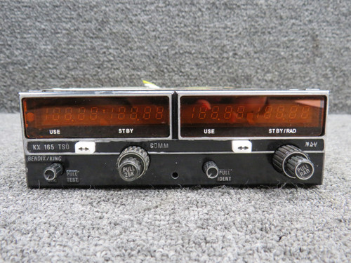 069-1025-21 Bendix King KX-165 VHF Comm-Nav Radio w Glideslope & Mods (Core)