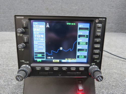 011-01064-40 Garmin GNS-530W WAAS GPS Nav-Comm Unit w Tray, Mods (14-28V) w STC