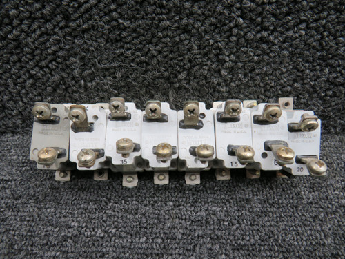 20TC2-AC-3, 20TC2-AC-5 Klixon Rocker Switch Set of 8