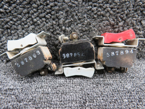 99377-021, 99377-024, 99377-020 Piper PA36-375 Rocker Switch Set of 5