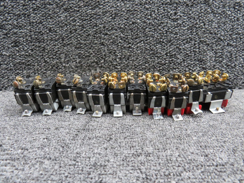 587-837, 587-831 Piper PA-34-200T Landing Light Rocker Switch Set of 11