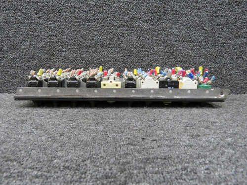 5618029-3 Cessna 414 Upper Center Circuit Breaker Panel Assembly w Breakers