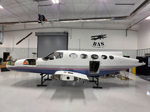 Cessna 421C Fuselage with Bill of Sale, Airworthiness, Data Tag & Logs