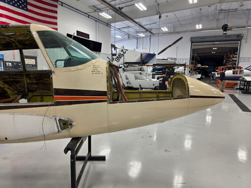 Piper PA30 Fuselage with Bill of Sale, Data Tag, Airworthiness, and Logs