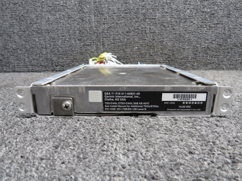 011-00831-00 Garmin GEA-71 Engine Assessment Unit w Tray, Mods & Probes (14-28V)