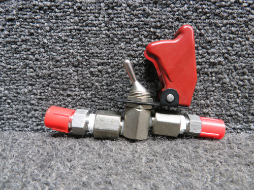 100N0100-1, MS25224-1 Cessna LC41-550FG Oxygen Shut Off Valve with Guard