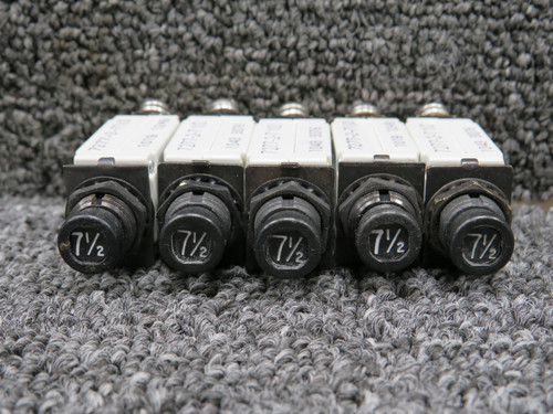7277-2-7-1-2 Klixon Circuit Breaker Push Switch Set of 5