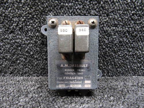 F10A641811A1 A.M. Dassault Rudder Trim Control Unit