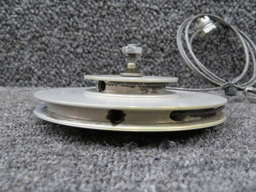 35-524376 Beechcraft J35 Elevator Tab Bungee Pulley Assembly