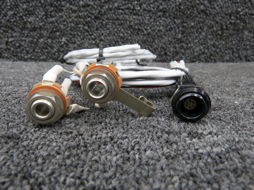 Beechcraft J35 Microphone & Audio Jack with Mount