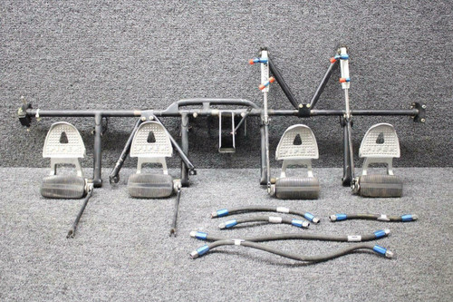 63459-011 / 17000 Piper PA32R-300 Rudder Pedal Assy Complete W/ Dual Brakes BAS Part Sales | Airplane Parts