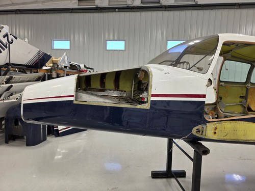Beechcraft 76 Fuselage with Bill of Sale, Airworthiness, and Logs