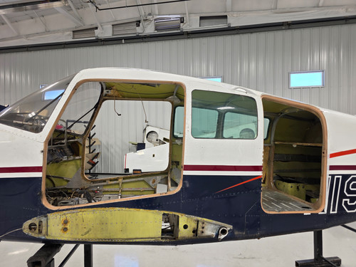 Beechcraft 76 Fuselage with Bill of Sale, Airworthiness, and Logs