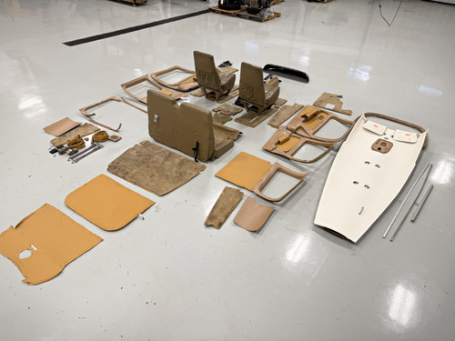 Beechcraft 76 Interior Set with Seats, Carpet, Headliner, and Panels