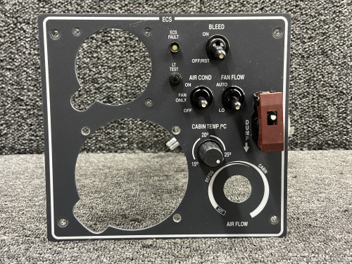 T700A9252331000 Socata TBM-700 PL23 Air Conditioning Control Panel w Switches