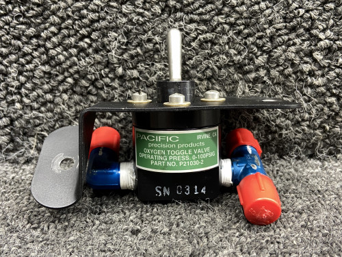 P21030-2 Pacific Precision Products Oxygen Toggle Valve Assembly
